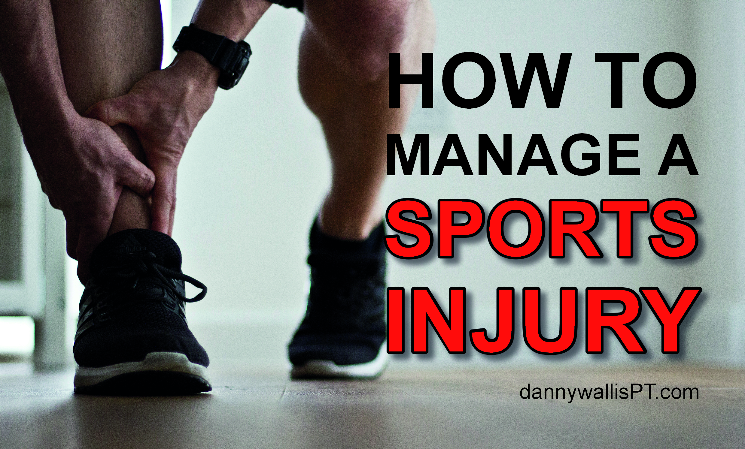 How to manage a sports injury