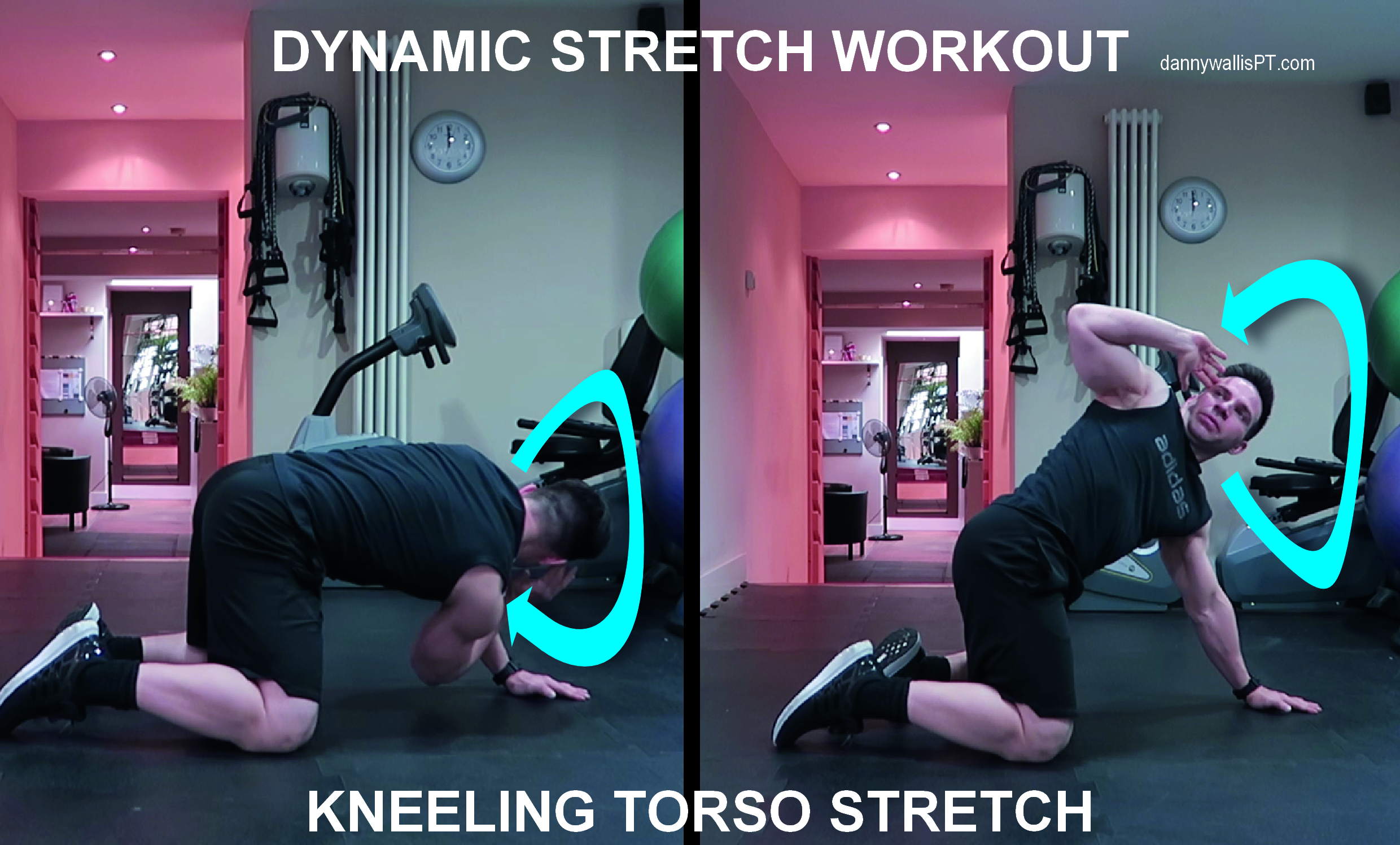 Dynamic Stretching: Kneeling Thoracic Twists